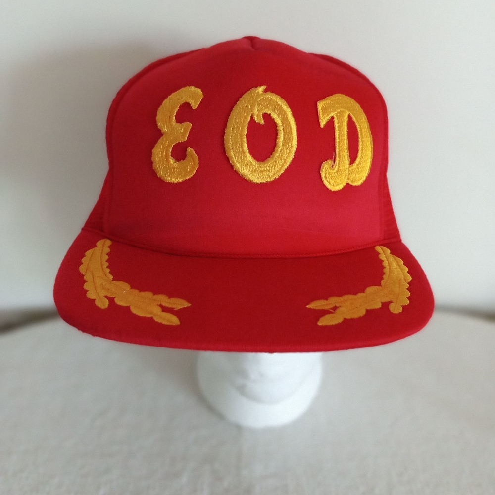 Vintage Truckers Snapback Red‎ Cap Hat EOD